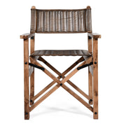 Leeds 23" Folding Dining Chair in Antique Whiskey - image 1