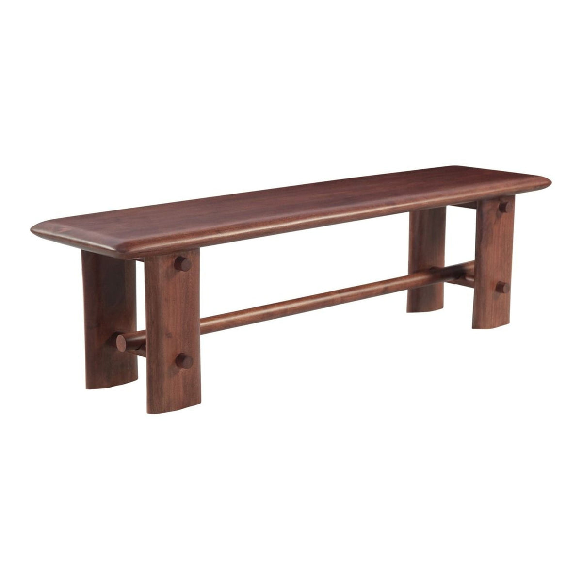 Lenox Loch 64" Bench in Walnut - image 1