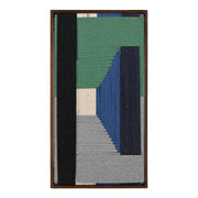 Manila Woven Framed Art, Green - image 1