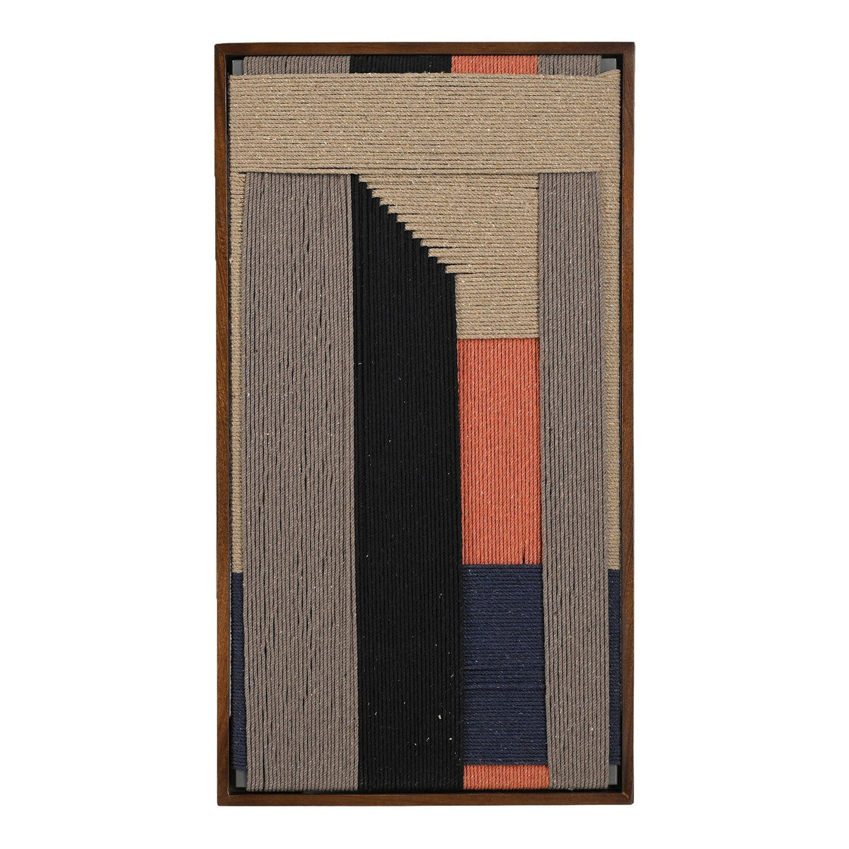 Manila Woven Framed Art, Orange - image 1