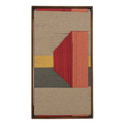 Manila Woven Framed Art, Red - image 1