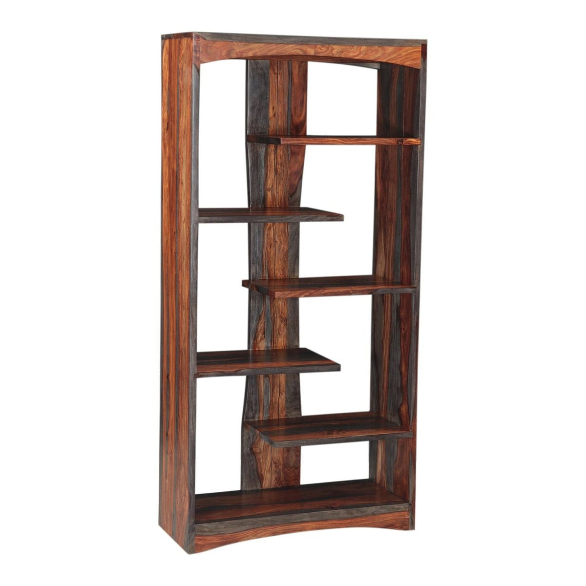 Meridian 34" Open Bookshelf in Capri Sheesham - image 1