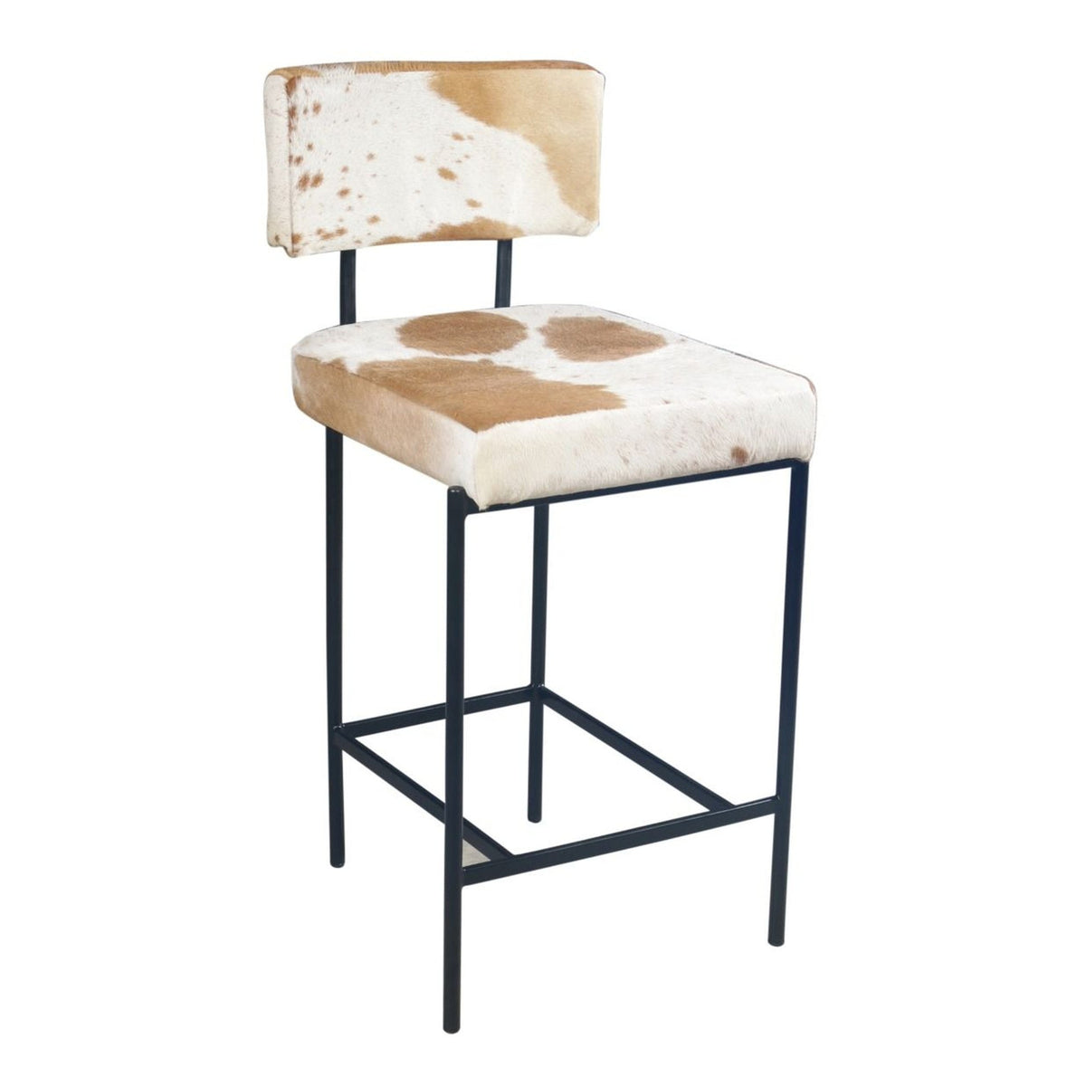 Nola 18" Counter Chair in Brown Hair on Hide - image 1