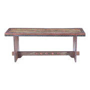 Rustic Roots 48" Hand Painted Bench - image 1