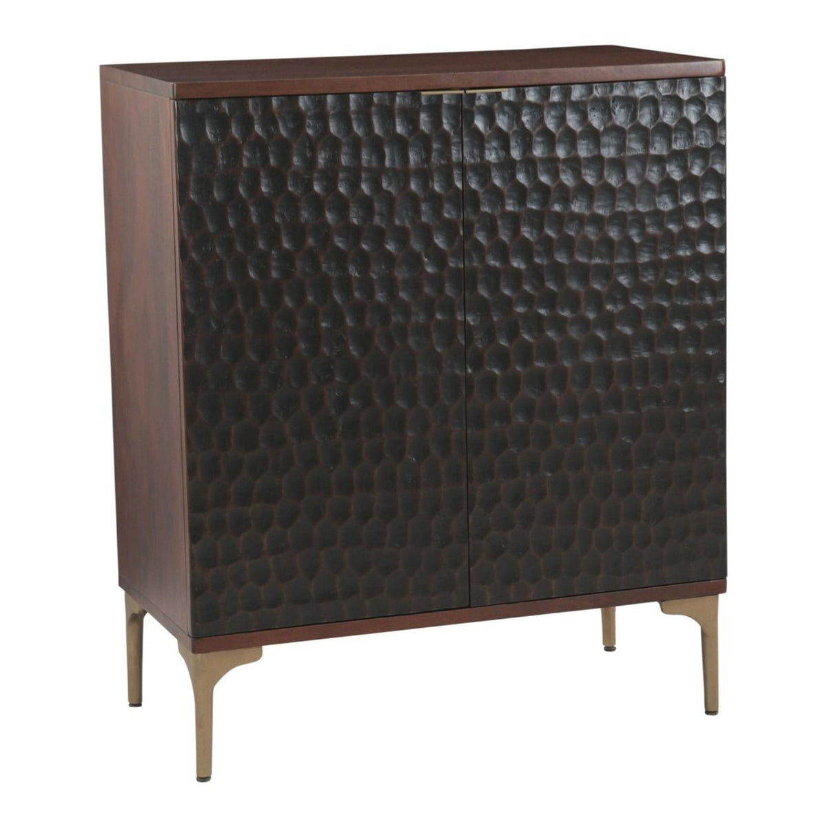Santa Cruz 39" Bar Cabinet in Two Tone - image 1