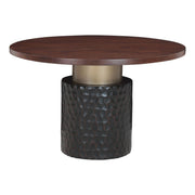 Santa Cruz 48" Round Dining Table in Two Tone - image 1