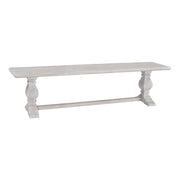 San Rafael 72" Bench in Heirloom White - image 1