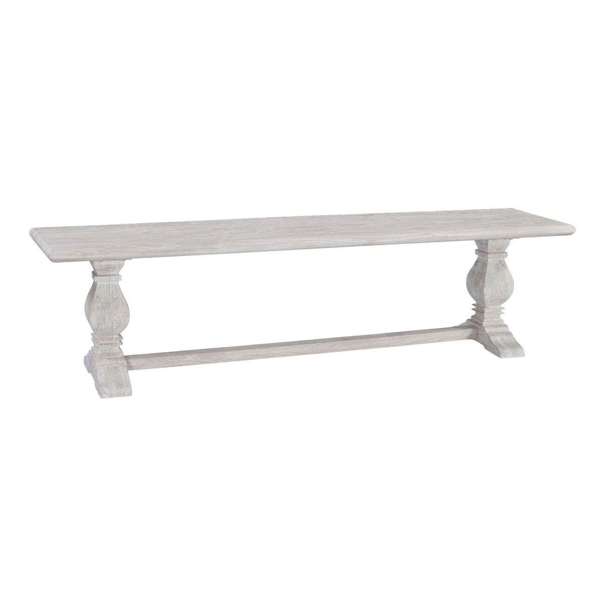San Rafael 72" Bench in Heirloom White - image 1