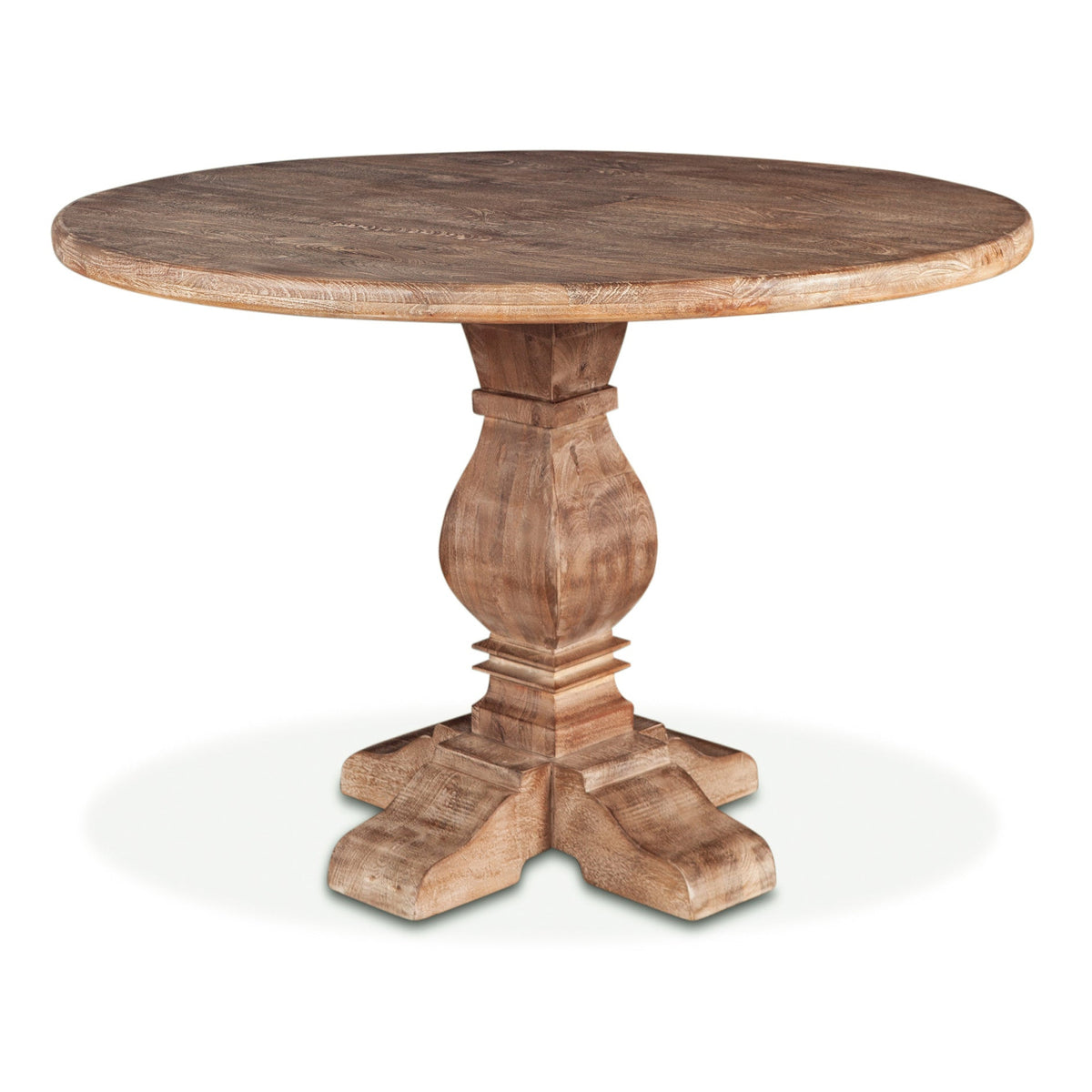 San Rafael 48" Round Gathering Table in Antique Oak - image 1