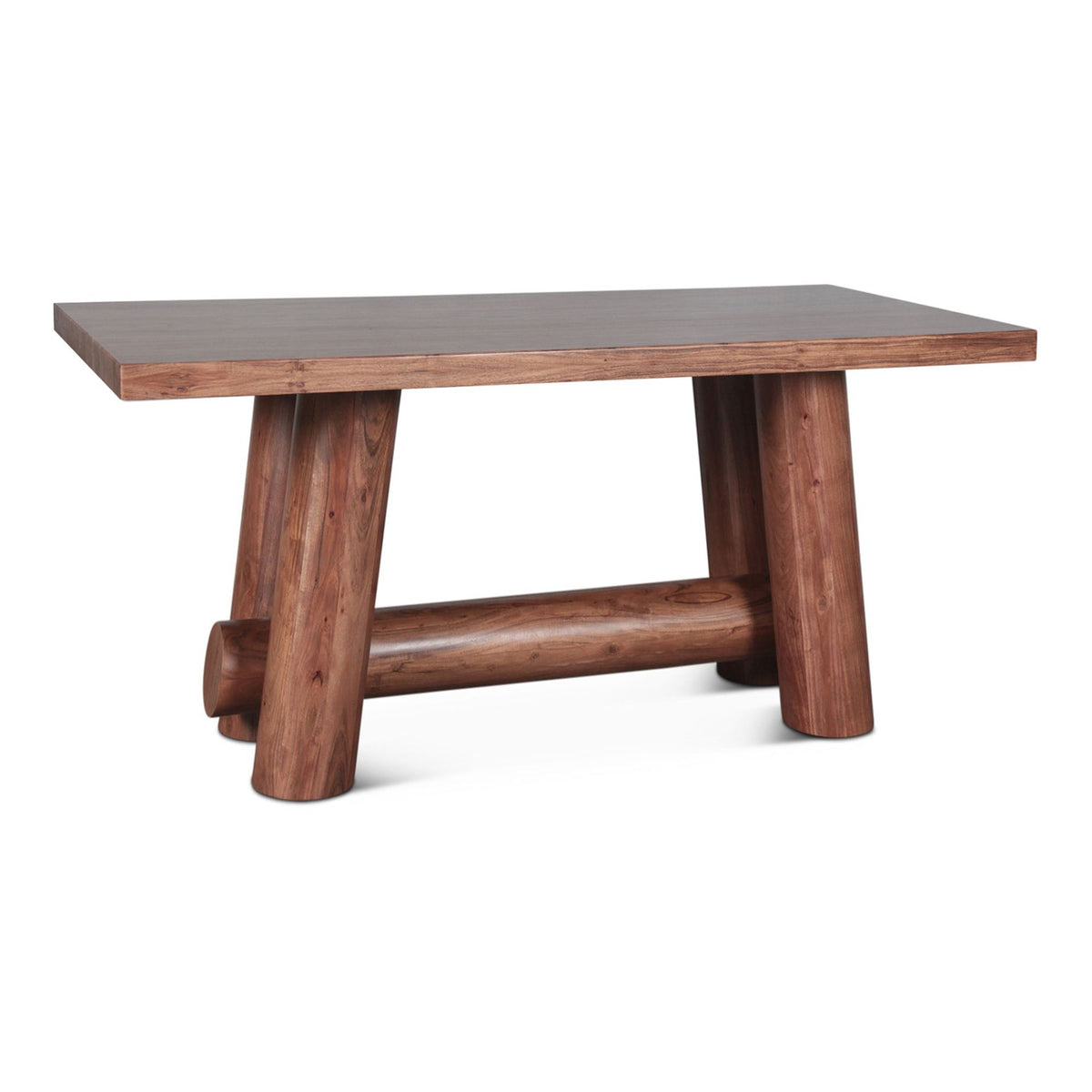 Timbers Barrel 80" Gathering Table in Light Vinegar Acacia - image 1