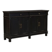 Turin 70" Sideboard in Distressed Black - image 1