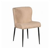 Jennifer 20" Dining Chair in Beige Eco Suede - image 1