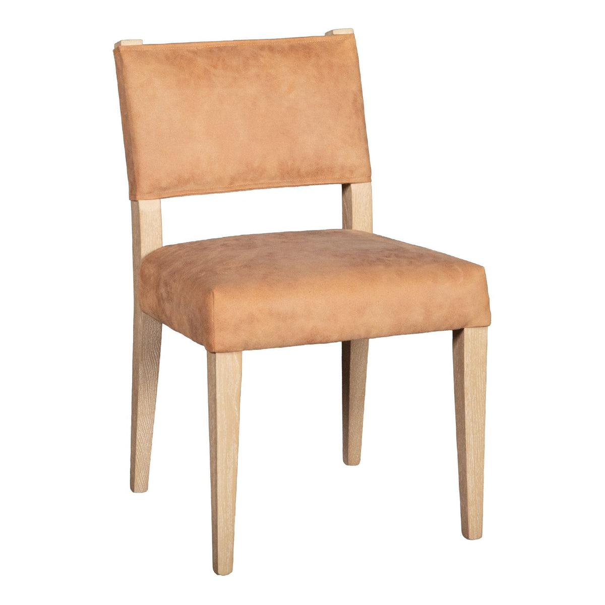 Maya 21" Dining Chair in Antique Leather with Napoleon Legs - image 1