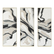 Palette Serenity Hand Painted Framed Triptych - image 1