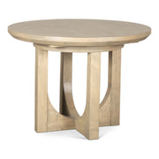 Grassroots Mission 42-60" Round Extension Dining Table in Gray Birch - image 1