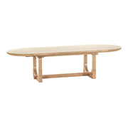 Grassroots Mission 86-110" Oval Extension Dining Table in Gray Birch - image 1