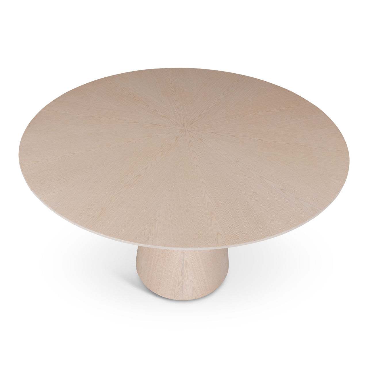 Modern Brazilian - Mona - Wooden Top Round Dining Table - Nevoa