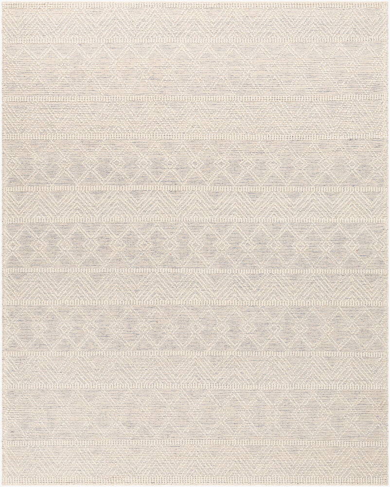 Hygge Blue/White Handmade Rug - 10' x 14'