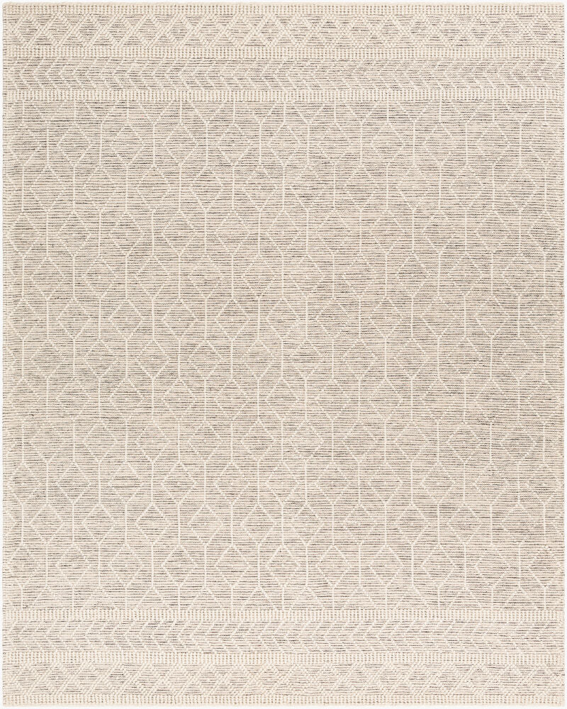 Hygge Black/White Handmade Rug - 10' x 14'