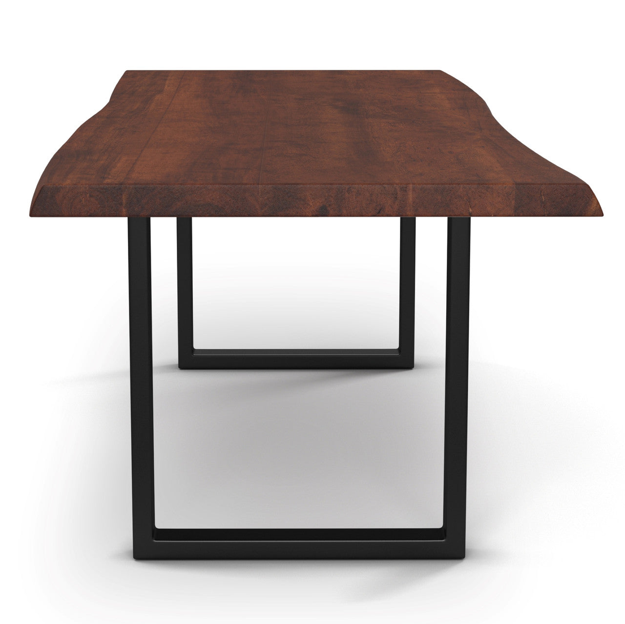 Brooks - Dining Table - U Base - 40" x 116" - Americano Top - Black Base