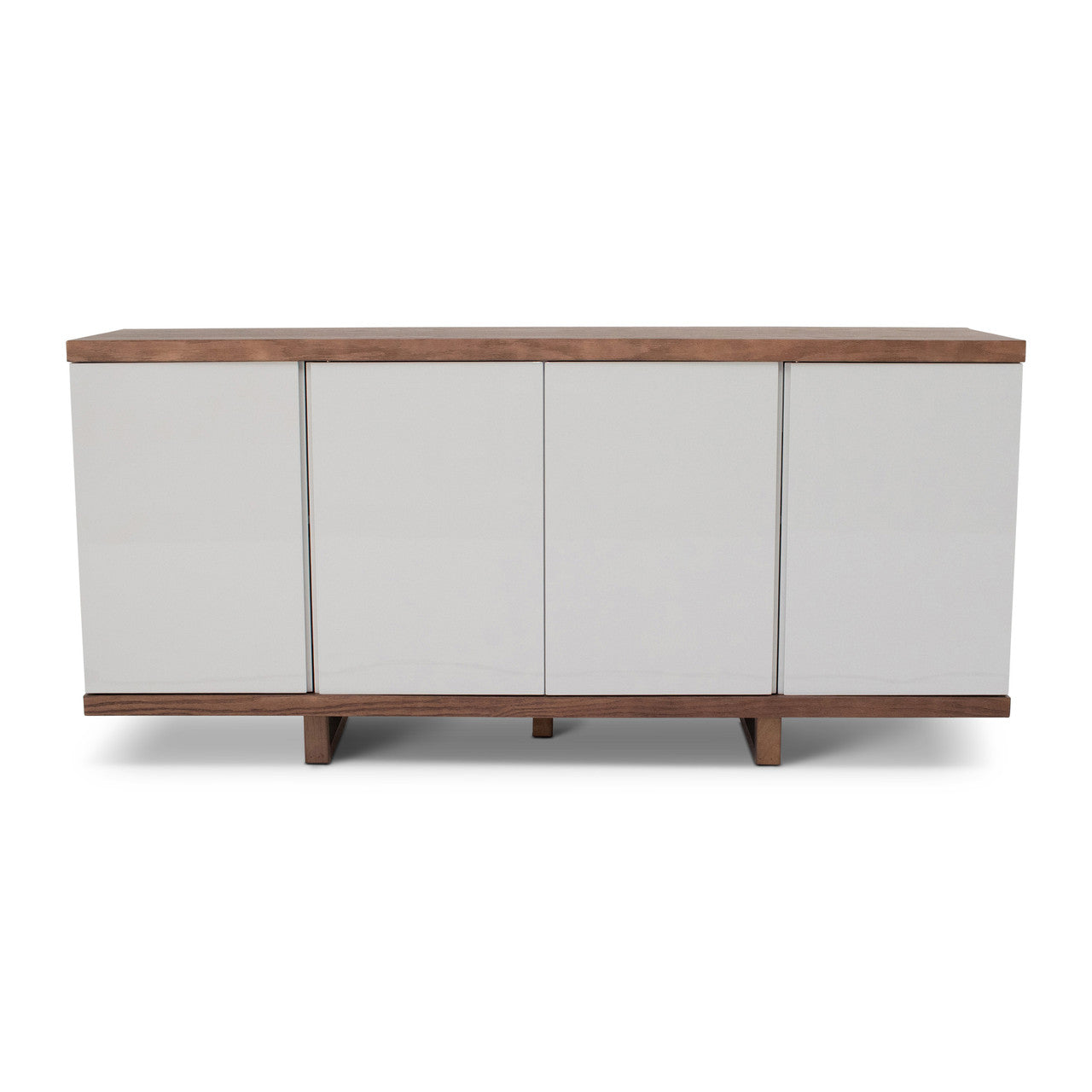 Modern Brazilian - Copany - Buffet - Nogal Frame - Off White Doors