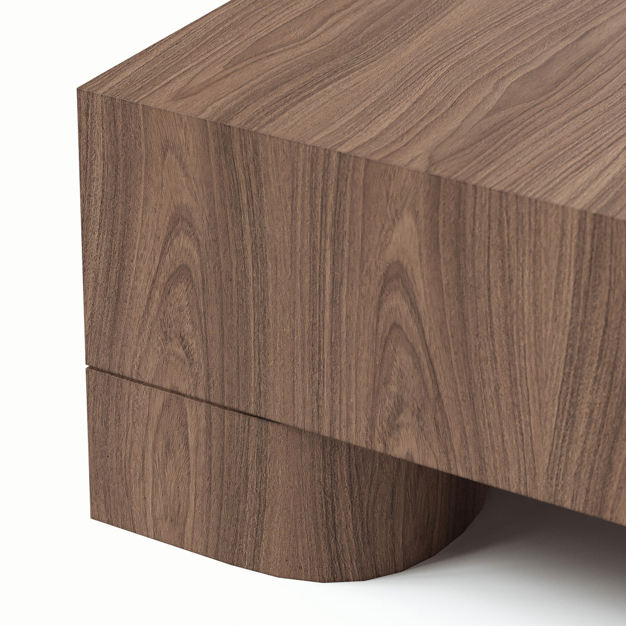 Eka Square Coffee Table - Walnut