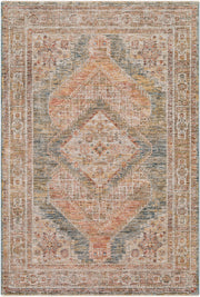 Naila Dark Blue/Tan Machine Woven Rug IAL-2302 - 2'7" x 10'