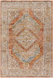 Naila Burgandy/Tan Machine Woven Rug IAL-2304 - 10' x 2'8"
