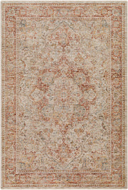 Naila Burgandy/Tan Machine Woven Rug IAL-2318 - 2'7" x 10'