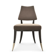 Caress Brushed Gold Dining Chair 23" by Caracole
