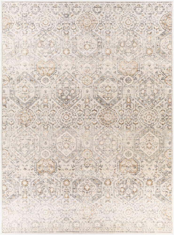 Indigo Beige/Off-White Machine Woven Rug IGO-2306 - 2'6" x 10'
