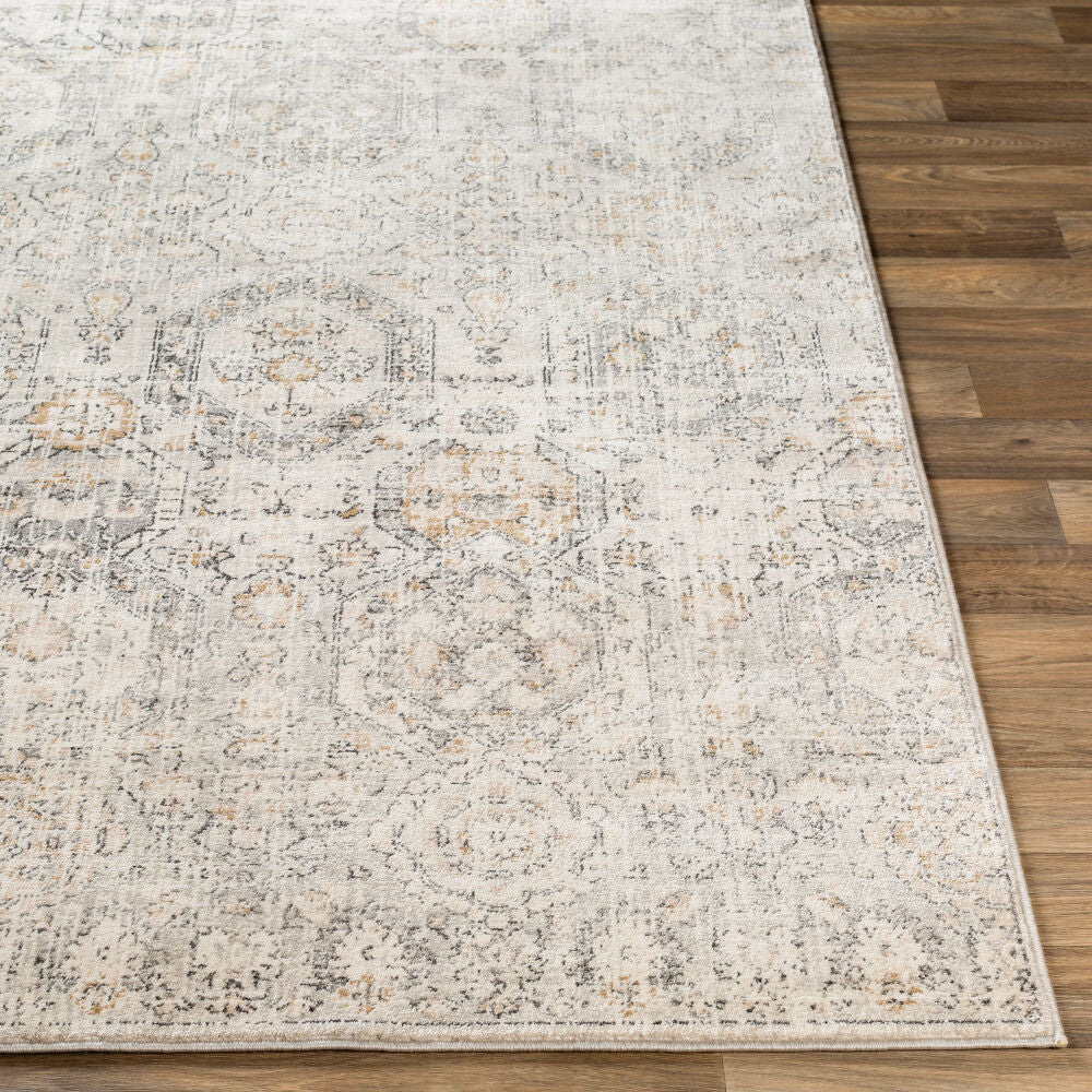 Indigo Beige/Off-White Machine Woven Rug IGO-2306 - front