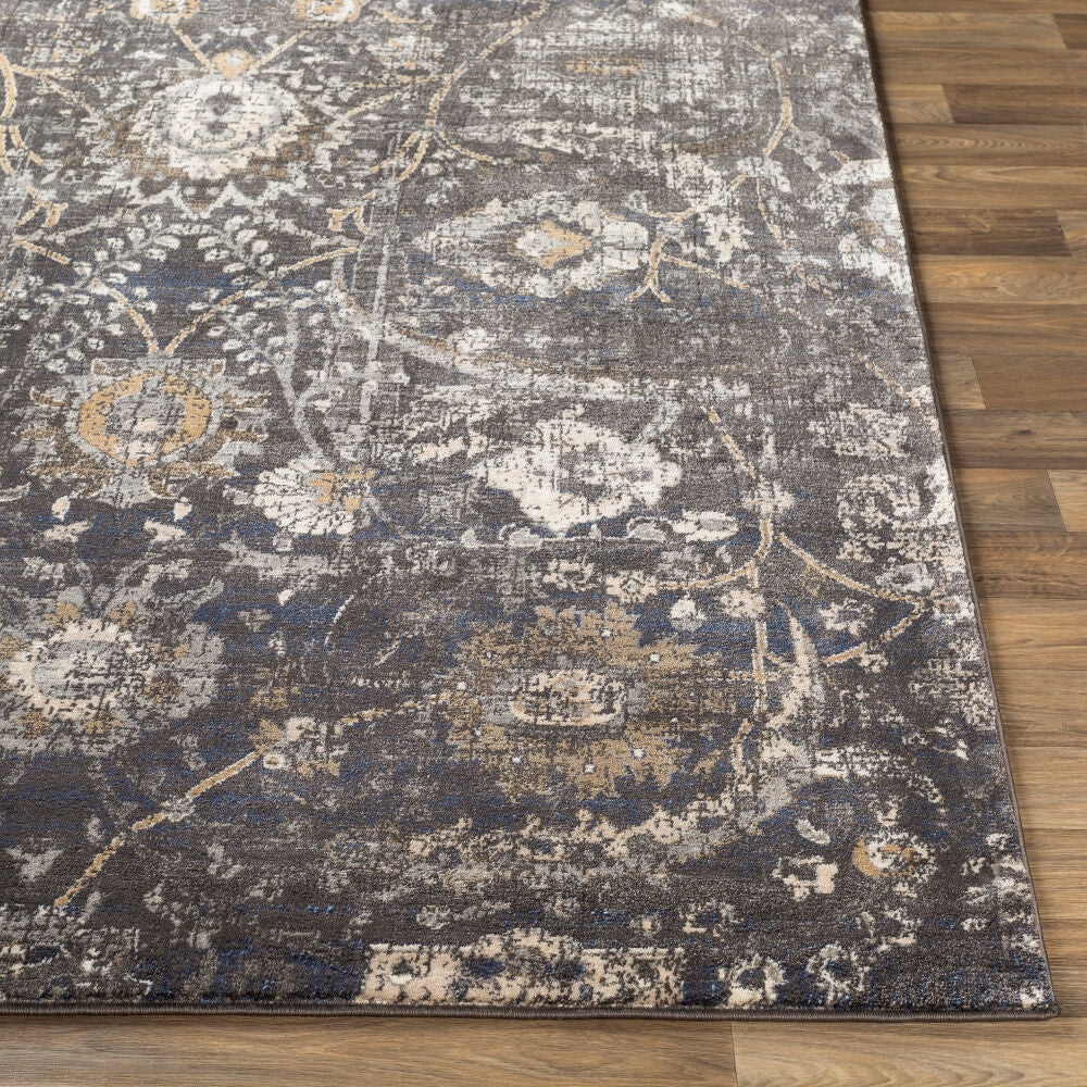 Indigo Beige/Off-White Machine Woven Rug IGO-2317 - front