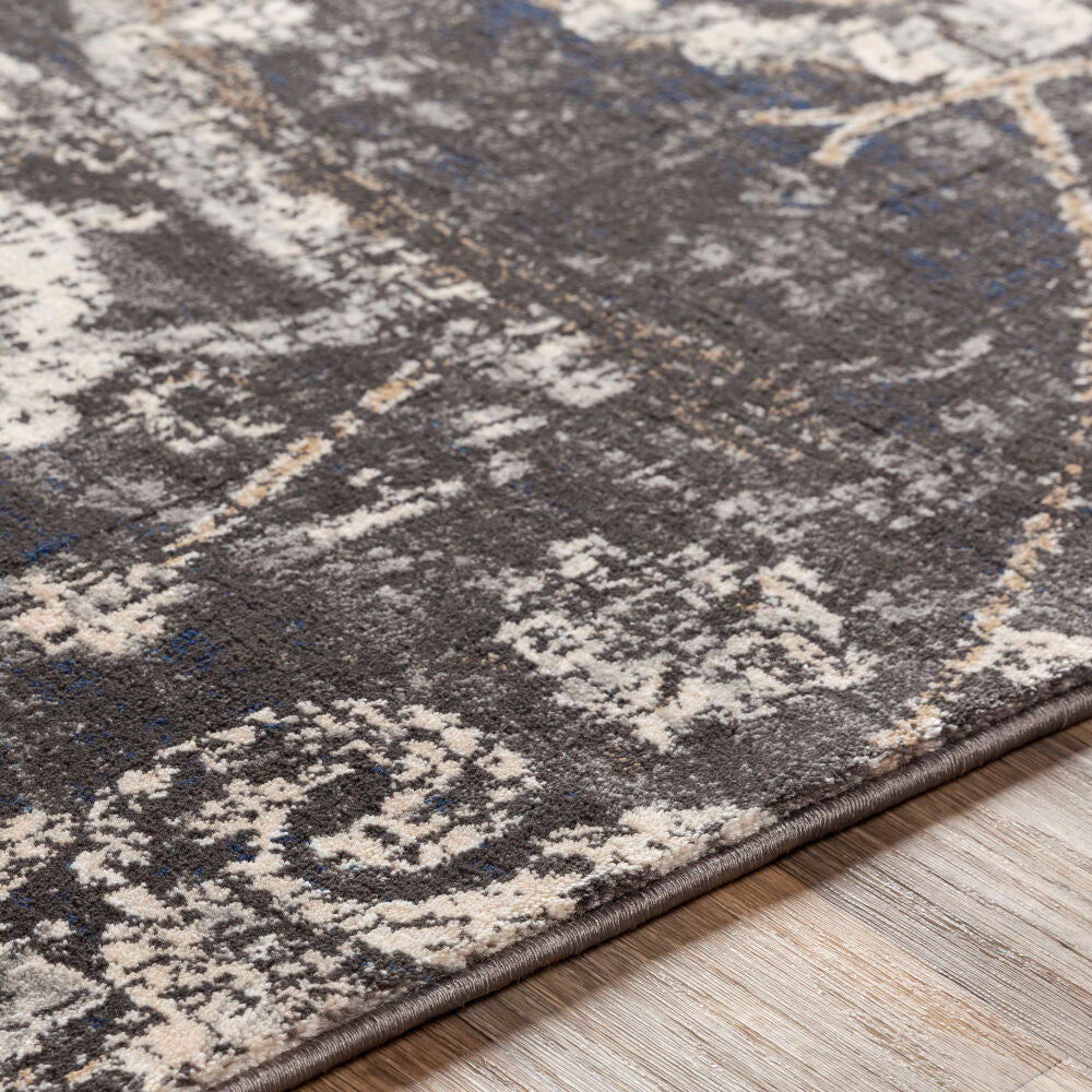 Indigo Beige/Off-White Machine Woven Rug IGO-2317 - texture