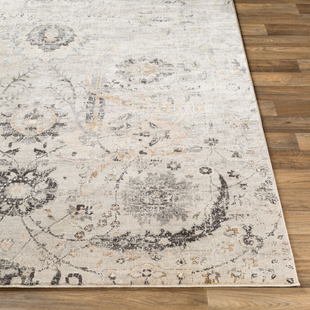Indigo Beige/Off-White Machine Woven Rug IGO-2318 - front