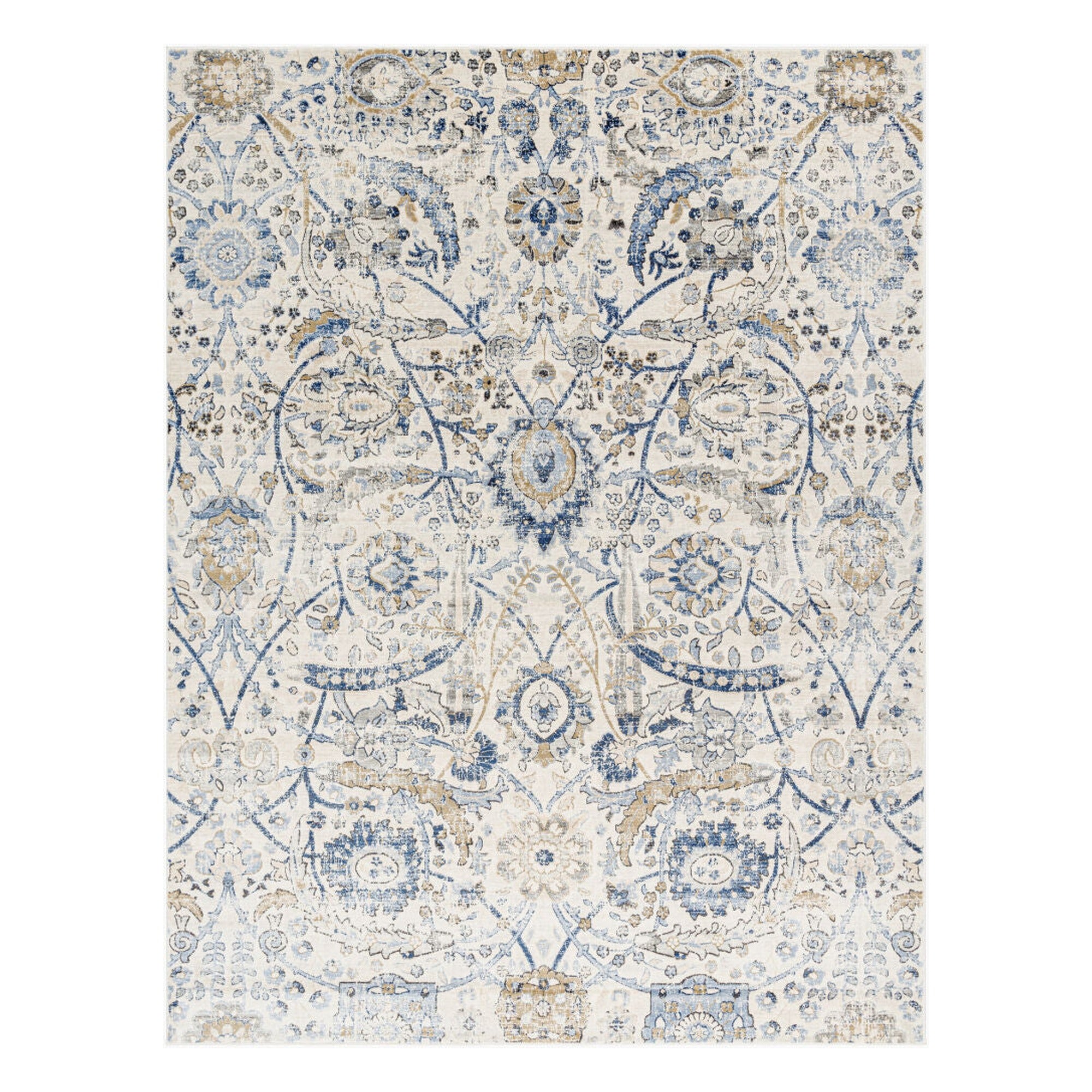 Indigo Beige/Off-White Machine Woven Rug IGO-2320 - 1'11" x 2'11"