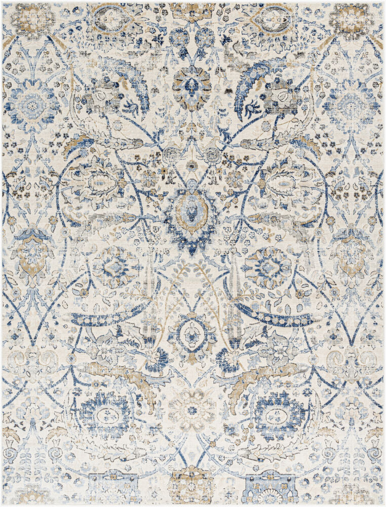 Indigo Beige/Off-White Machine Woven Rug IGO-2320 - 1'11" x 2'11"