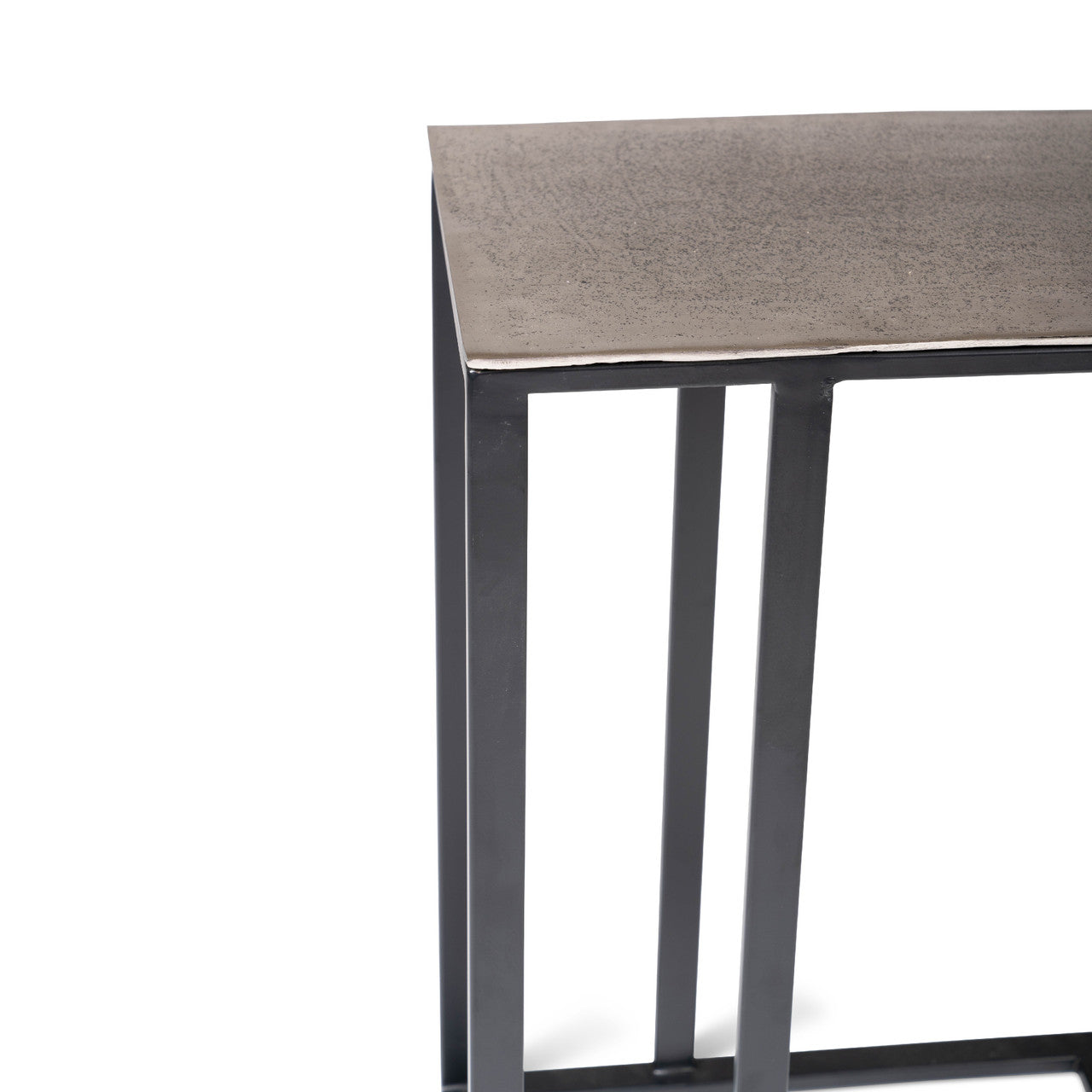Elements - Tanu - C-Table End Table - Vintage Silver