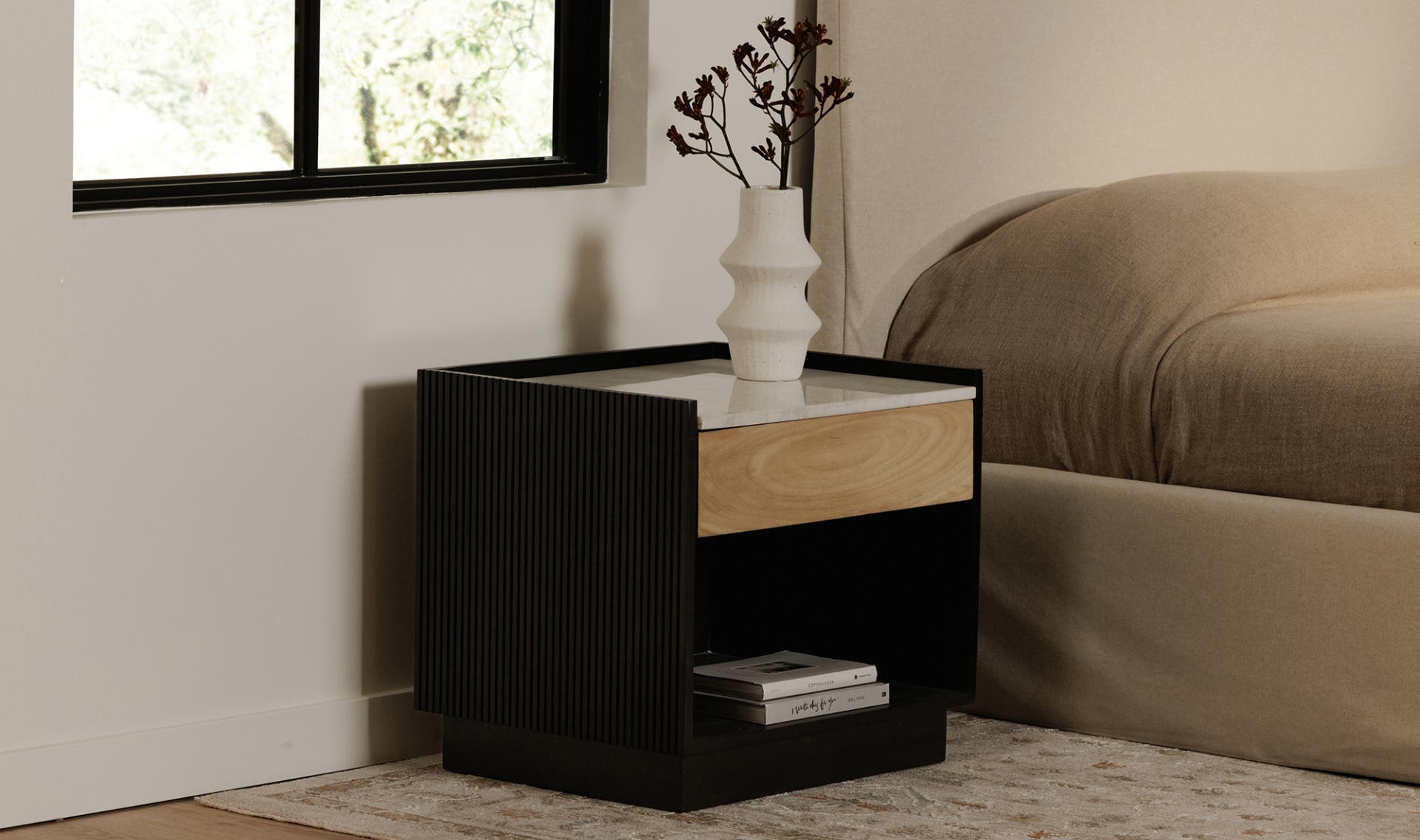 Carter Nightstand Black by Moe's Home Collection - view 6