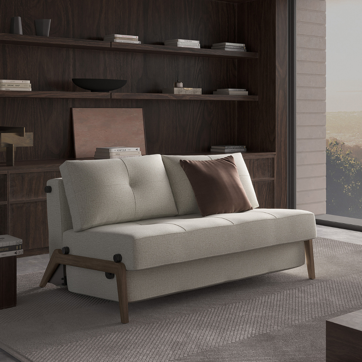 Cubed Armless Sofa Bed by Innovation Living at ZIN Home