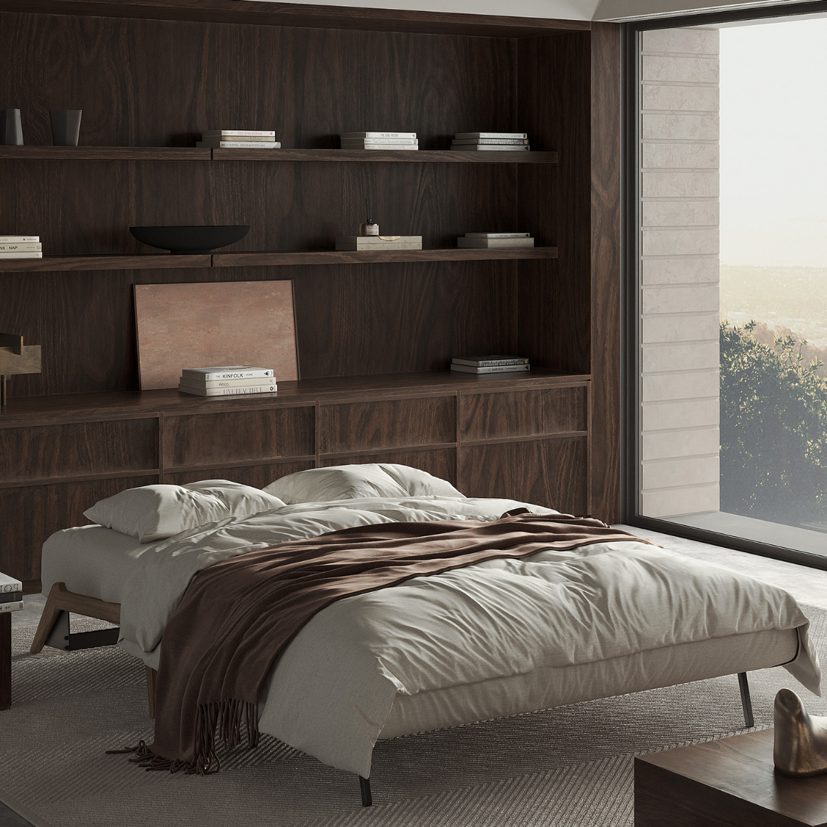 Cubed Armless Sofa Bed by Innovation Living at ZIN Home
