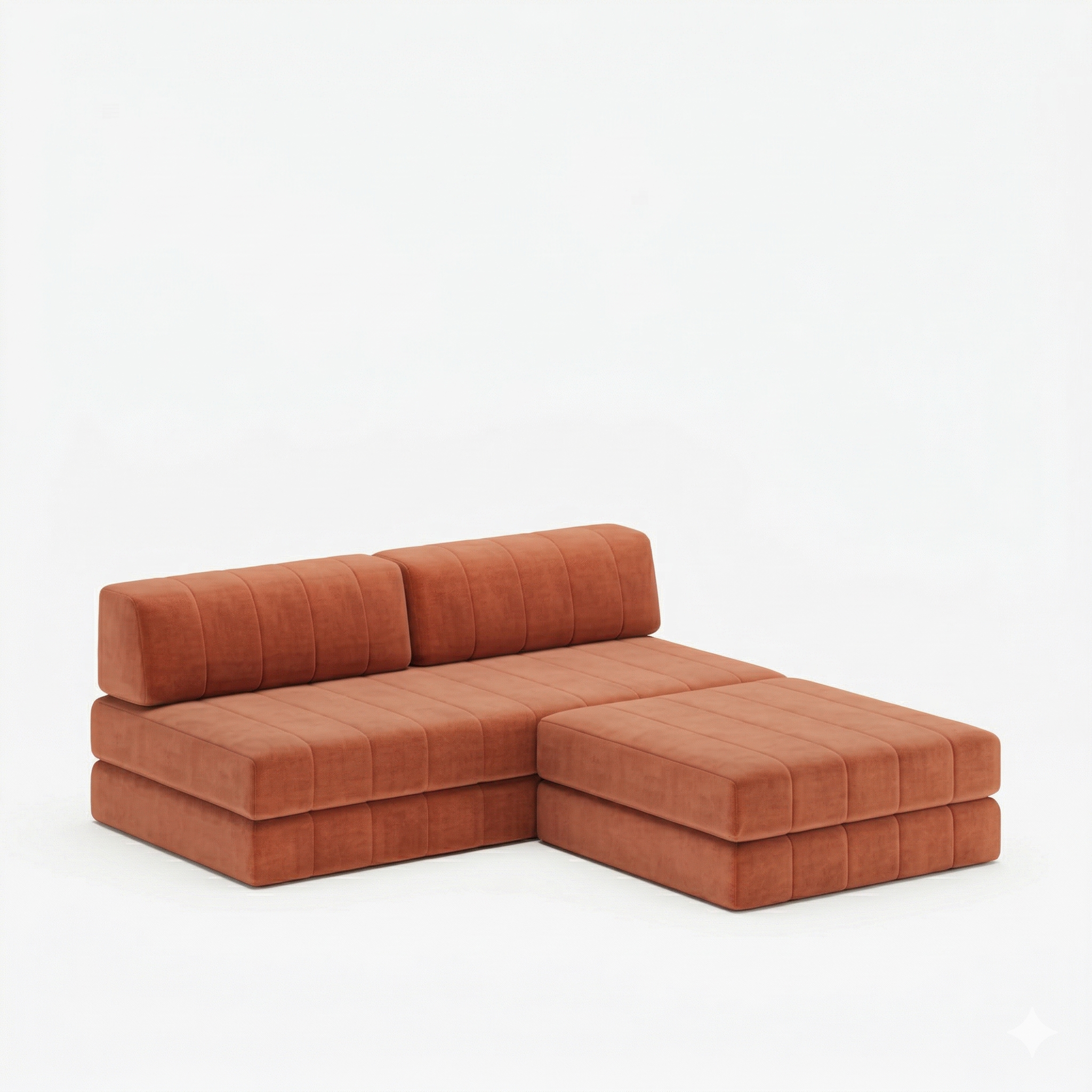 CozyPad Armless Sleeper Sofa (82") by Innovation Living at ZIN Home