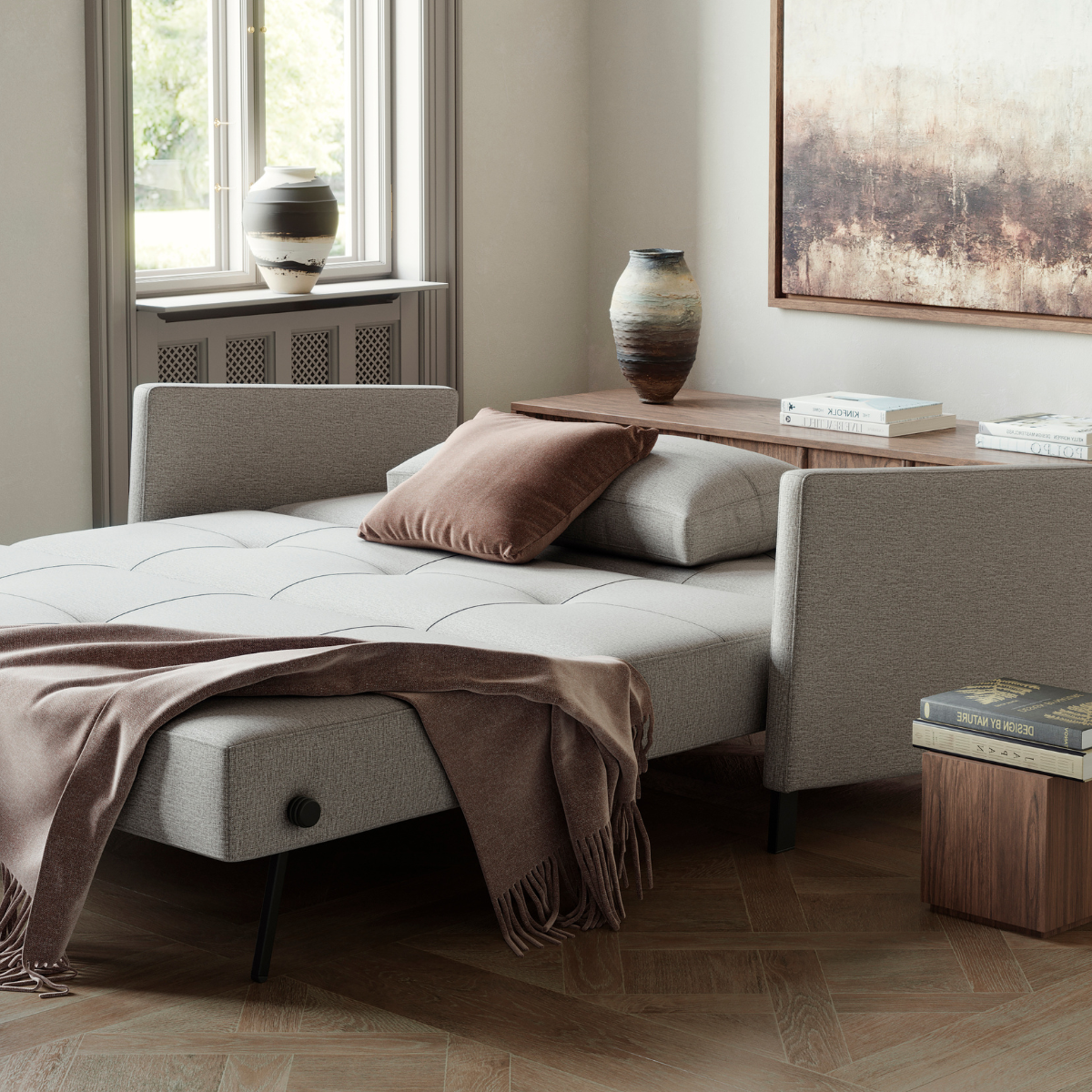 Cubed Sofa Bed With Arms by Innovation Living at ZIN Home