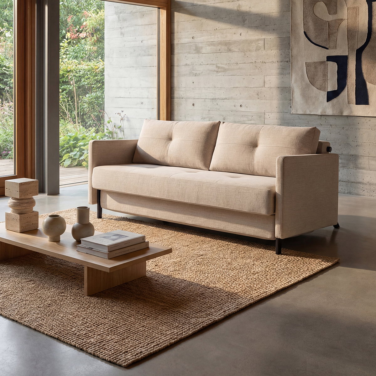 Cubed Sofa Bed With Arms by Innovation Living at ZIN Home