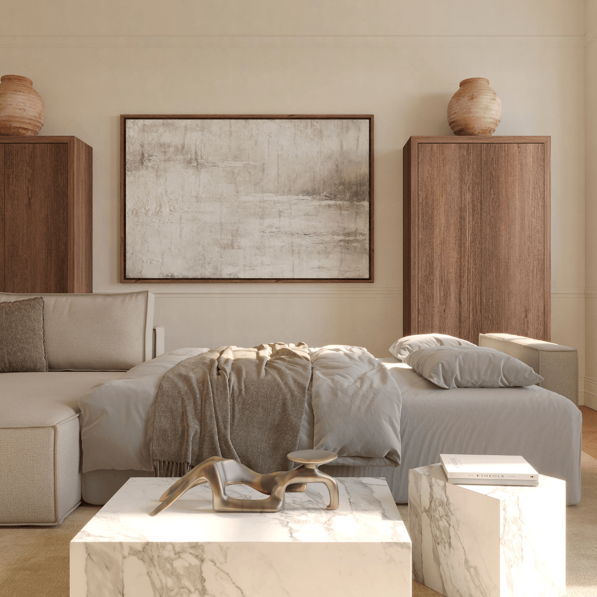 Newilla Sleeper Sectional with Standard Arms by Innovation Living at ZIN Home