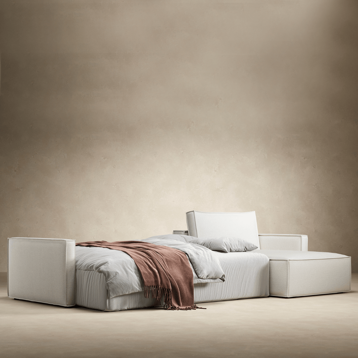 Newilla Sleeper Sectional with Slim Arms by Innovation Living at ZIN Home
