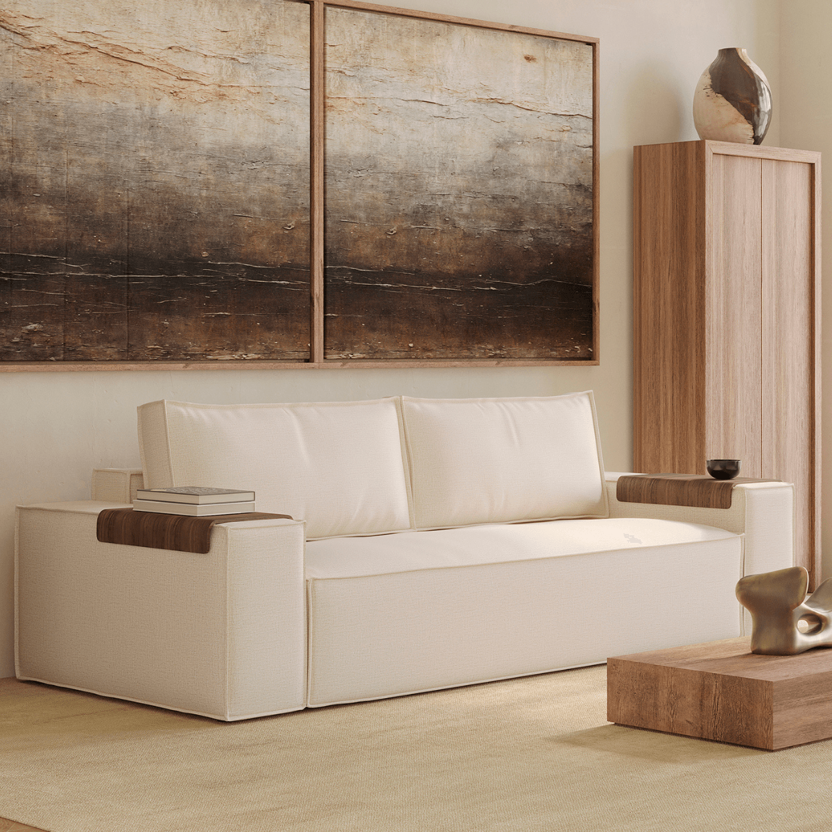 Newilla Sleeper Sofa with Wide Arms by Innovation Living at ZIN Home