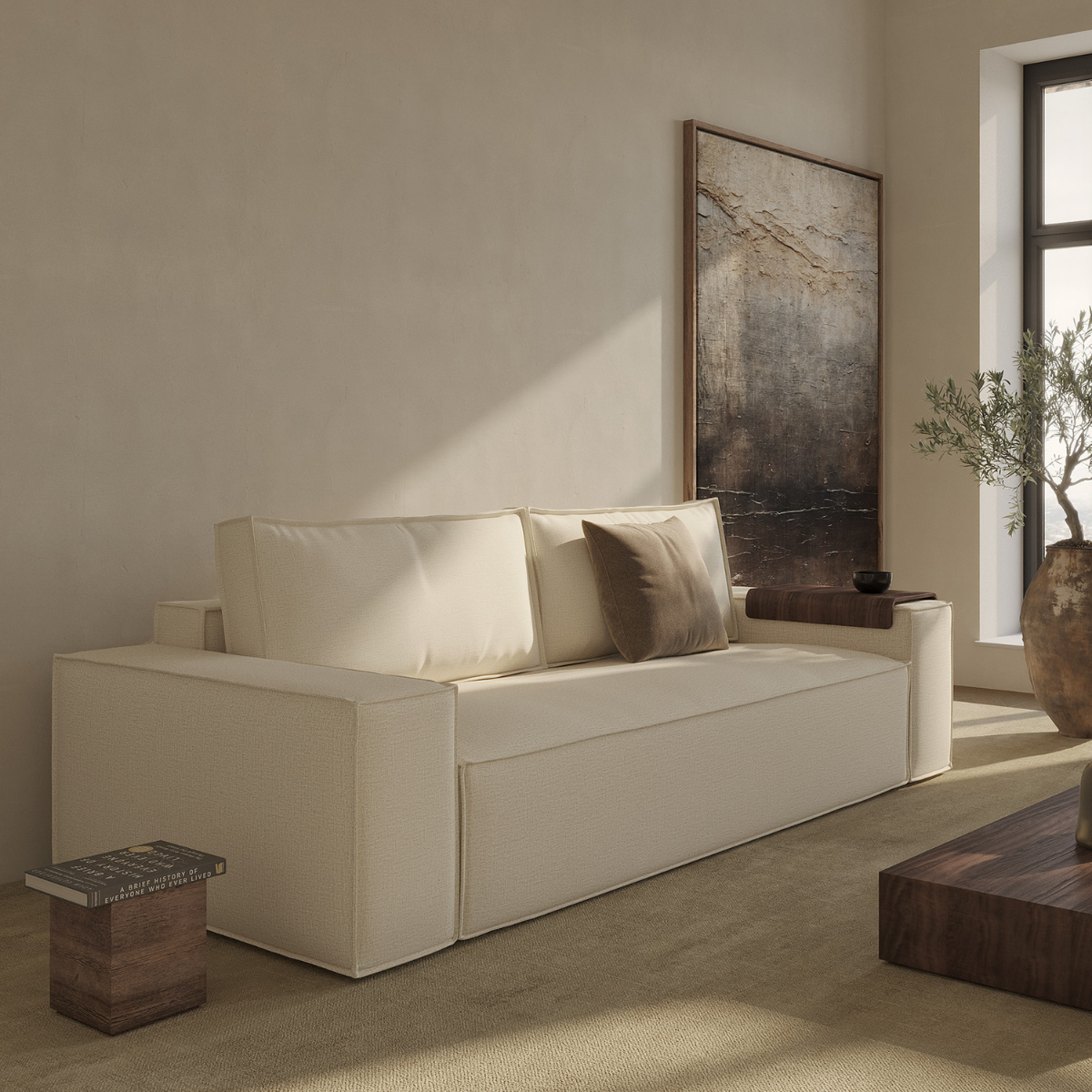Newilla Sleeper Sofa with Wide Arms by Innovation Living at ZIN Home