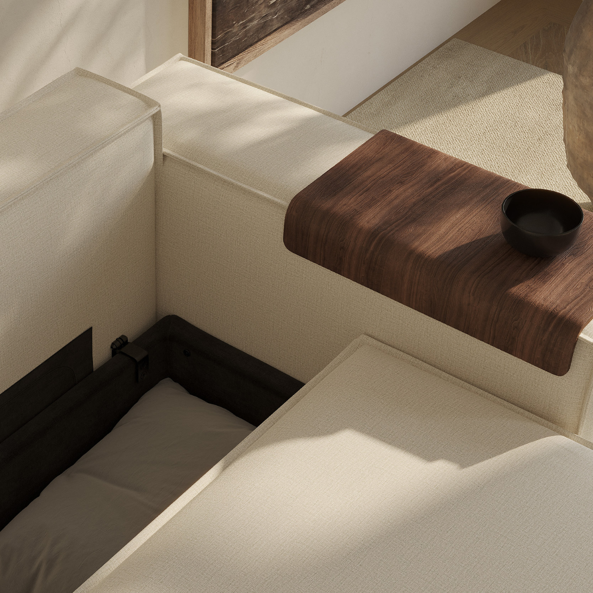 Newilla Sleeper Sofa with Wide Arms by Innovation Living at ZIN Home
