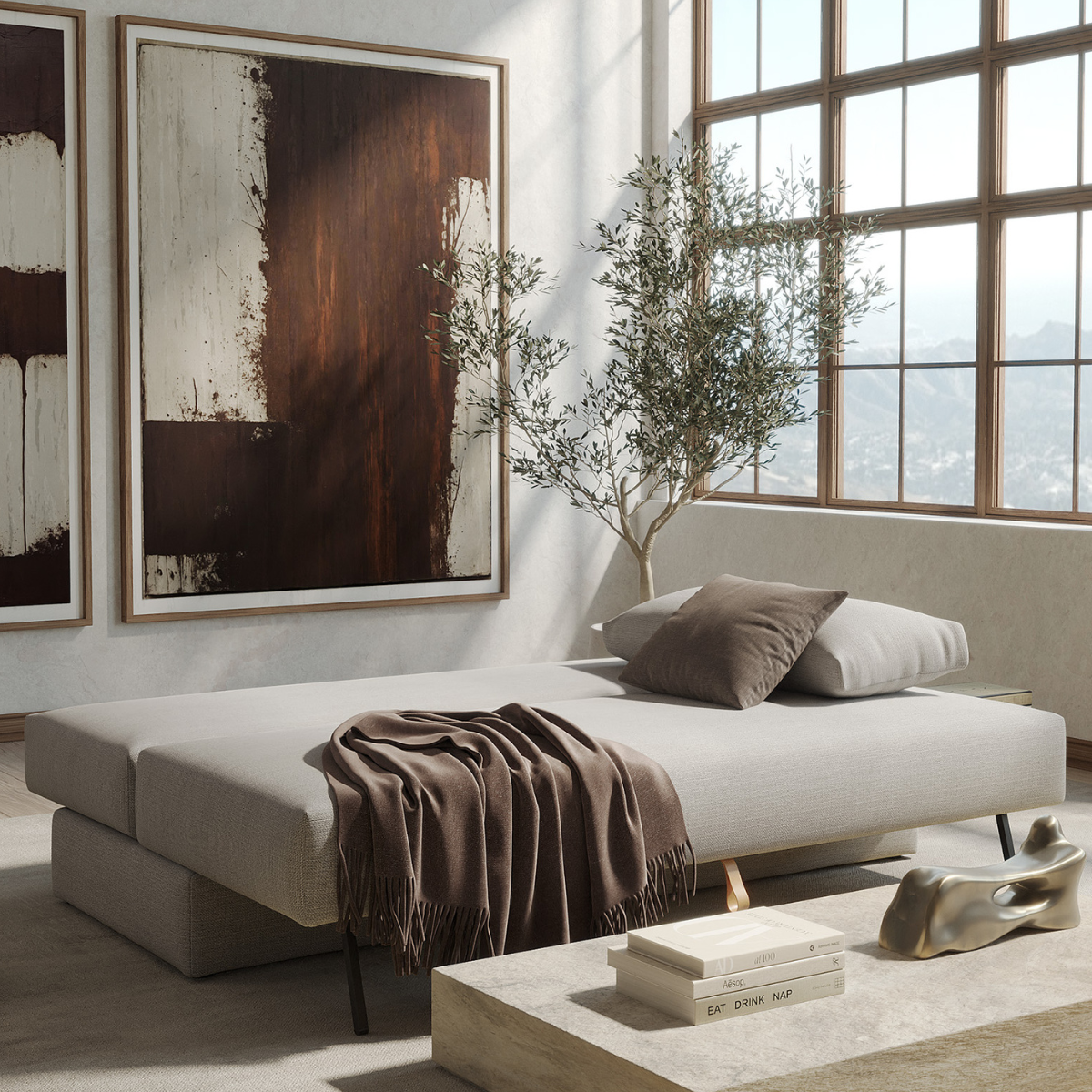 Osvald Queen Sleeper Sofa by Innovation Living at ZIN Home
